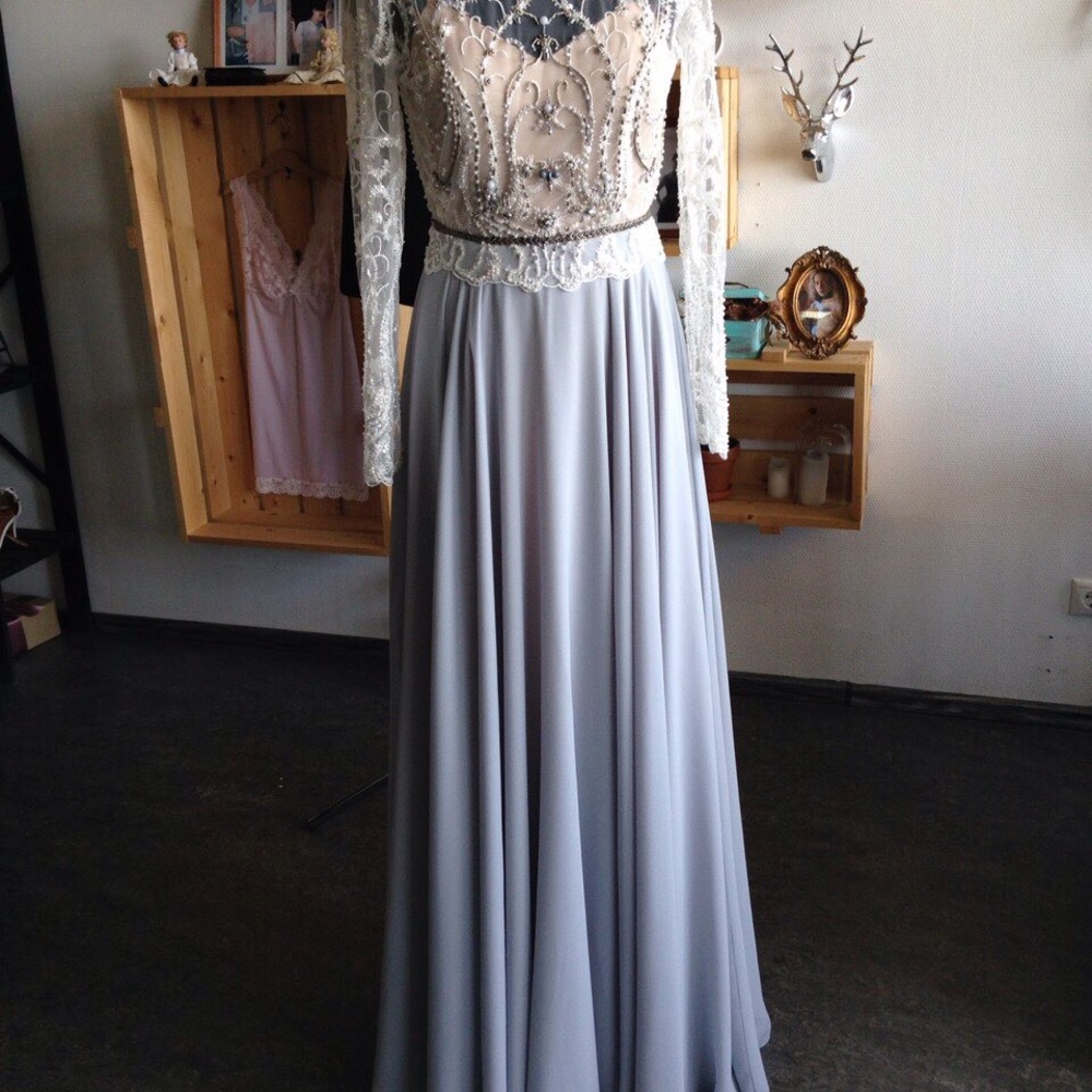 A bohemian wedding dress